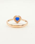 Zonder Minimumprijs - Ring - 14 karaat Roségoud Saffier -, Handtassen en Accessoires, Ringen, Nieuw