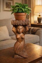 Bijzettafel - Hout - Bijzettafel zeemeermin