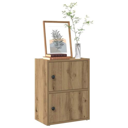 vidaXL Boekenkast 40x24x52 cm bewerkt hout artisanaal, Huis en Inrichting, Kasten | Boekenkasten, Nieuw, Verzenden