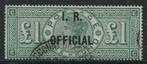 Grande Bretagne 1892 - 1 £ vert IR OFFICIEL - Stanley, Timbres & Monnaies