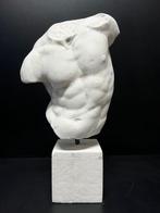 sculptuur, Torso gaddi - 36 cm - marmeren stof