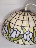 Plafondlamp - Glas, Lood, Metaal - Tiffany plafondlamp