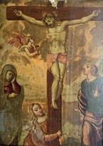 Scuola Italiana (XVI) - Cristo Crocifisso con la Vergine,
