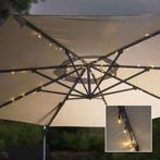 HI Parasol lichtslinger solar LED 130 cm, Jardin & Terrasse, Éclairage extérieur, Verzenden