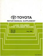 2005 TOYOTA LAND CRUISER | PRADO WERKPLAATSHANDBOEK ENGELS