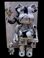 Medicom Toy - BE@RBRICK Bansky FLOWER BOMBER 100 & 400, Antiek en Kunst