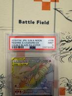 Pokemon - Jeu de cartes PSA9 Reshiram & Charizard GX -