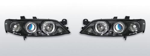 Koplampen Angel Eyes | Opel Vectra B 1999-2002 | zwart, Auto-onderdelen, Verlichting, Nieuw, Opel, Verzenden