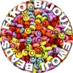Fako Bijoux® - Emoji / Smiley Kralen - Acryl - 7mm -, Verzenden, Nieuw
