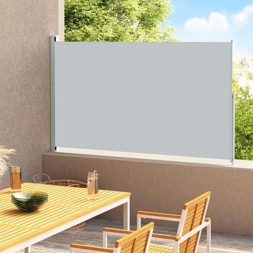 vidaXL Tuinscherm uittrekbaar 180x300 cm grijs, Jardin & Terrasse, Parasols, Envoi