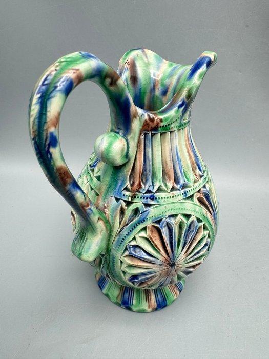 Prachtige Art Deco Aardewerken Kan – Gesigneerd “F.V.” – ca., Antiek en Kunst, Antiek | Glaswerk en Kristal