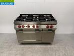 RVS Desco 6 Pits Fornuis met oven GAS Horeca, Ophalen of Verzenden, Nieuw in verpakking