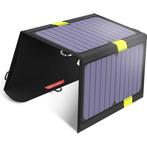 X-DRAGON - solar draadloze oplader / powerbank - 20W - 2x, Télécoms, Téléphonie mobile | Chargeurs pour téléphone, Verzenden