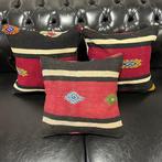 (3) Boho authentieke Kilim - Kussen, Nieuw