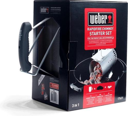 Weber Brikettenstarterset (BBQs & Accessoires), Tuin en Terras, Houtskoolbarbecues, Nieuw, Verzenden
