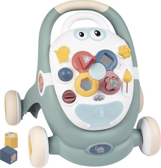 Looptrainer - Little Smoby - 3-in-1 Babywalker - loopwage..., Kinderen en Baby's, Speelgoed | Buiten | Voertuigen en Loopfietsen