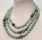 Natuurlijke Nephrite uit Birma en Amazoniet (12 mm) / Zeer