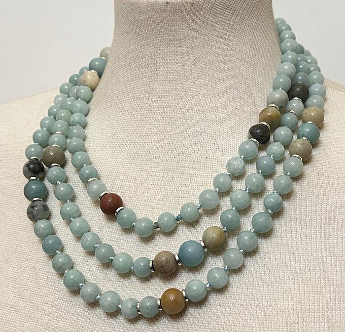 Natuurlijke Nephrite uit Birma en Amazoniet (12 mm) / Zeer, Collections, Minéraux & Fossiles