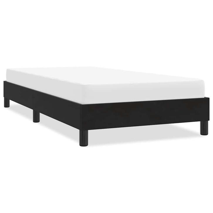 vidaXL Bedframe zonder matras 90x210 cm fluweel zwart, Huis en Inrichting, Slaapkamer | Bedden, Nieuw, Verzenden