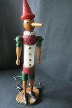 Themacollectie - Pinokkio lamp in hout en celluloid, Antiquités & Art