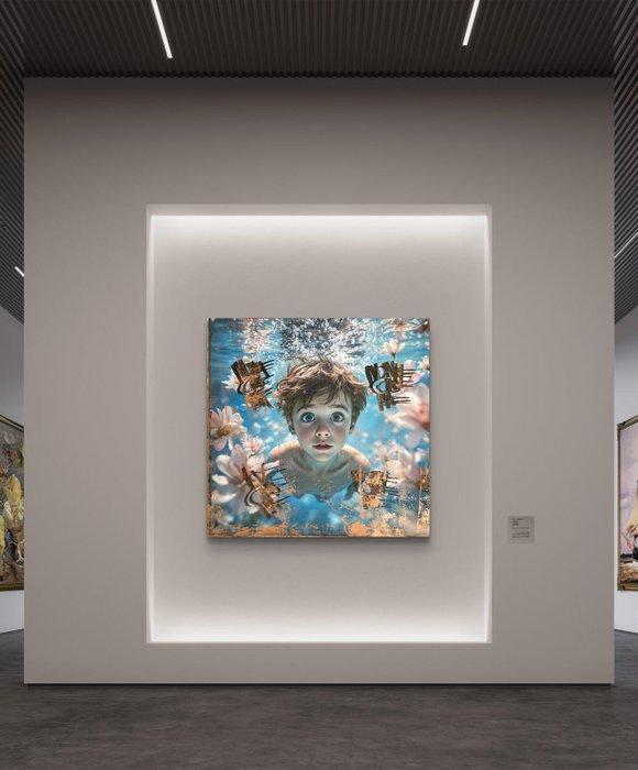 Nicole Lubbers - The Deep Stare XL, Antiek en Kunst, Kunst | Schilderijen | Modern