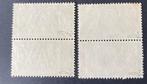 Zwitserland 1945 - Zst - 457-459 paren - Pax issue 3fr, 5fr, Gestempeld