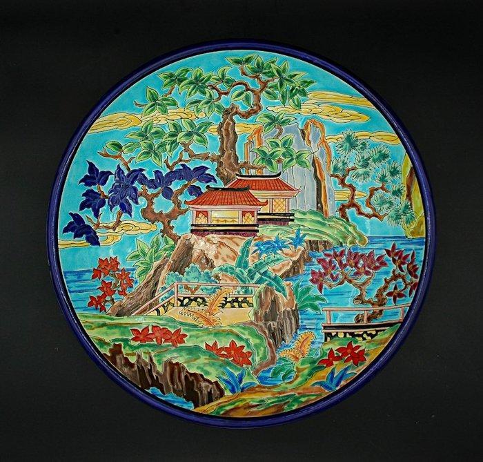 Émaux de Longwy - Rolande RIZZI et Justin MASSON - Schotel -, Antiquités & Art, Antiquités | Verre & Cristal