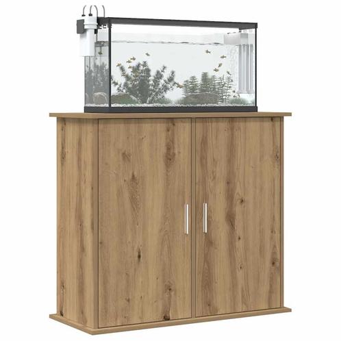 vidaXL Aquariumstandaard 81x36x73cm bewerkt hout artisanaal, Dieren en Toebehoren, Vissen | Aquaria en Toebehoren, Nieuw, Verzenden