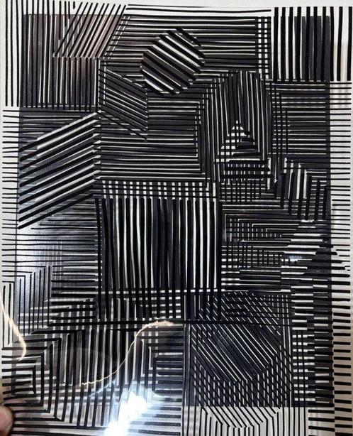 Victor Vasarely (1906-1997) - Oeuvres profondes cinétiques, Antiek en Kunst, Antiek | Overige Antiek