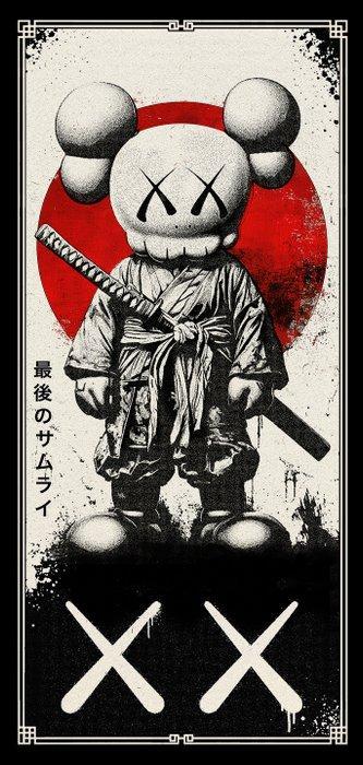 Kodo88 Kunstposter - KAWS: The Last Samurai  – Hand beschikbaar voor biedingen