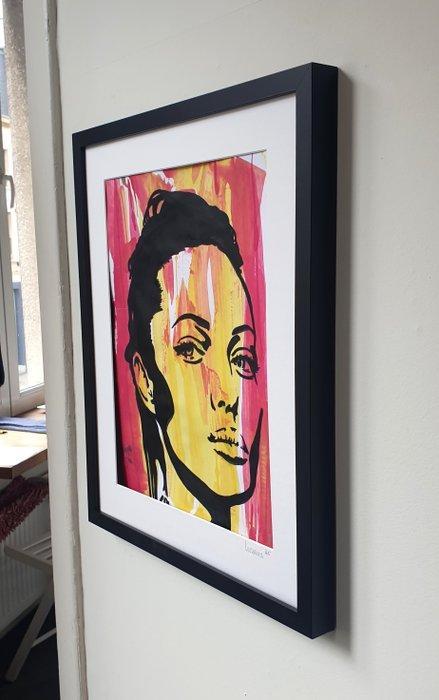 Liesens - Angelina Jolie, Antiek en Kunst, Kunst | Schilderijen | Modern