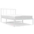 Bedframe Metaal Wit 80x200 - Retour Deal - 40% Korting!, Huis en Inrichting, Slaapkamer | Bedden, Eenpersoons, Verzenden, Wit