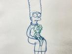 The Simpsons - 1 Originele tekening van Marge en Maggie, Cd's en Dvd's, Nieuw in verpakking