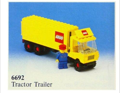 Lego Set - 6692 - Classic, Legoland - Tractor Trailer, Kinderen en Baby's, Speelgoed | Duplo en Lego