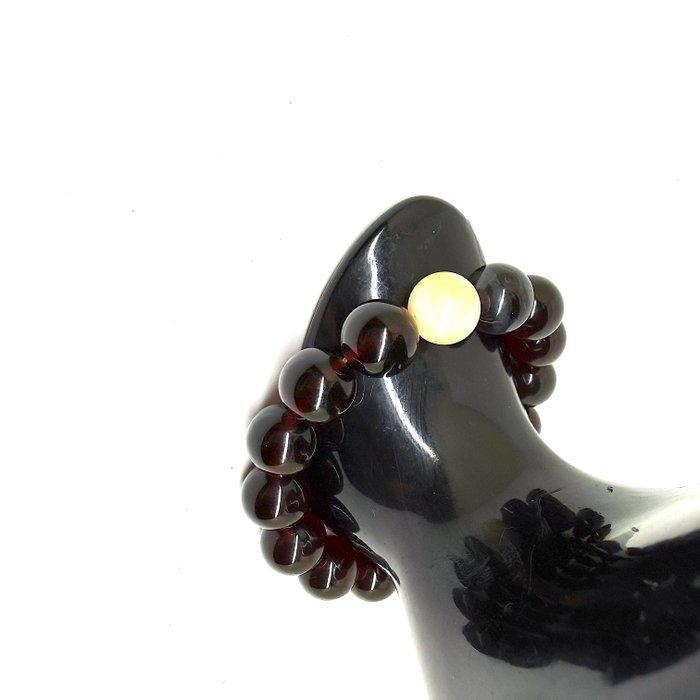 Baltische amber kralenarmband in kers - Barnsteen -, Verzamelen, Mineralen en Fossielen