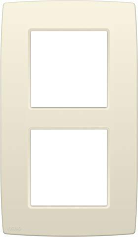 Niko, tweevoudige afdekplaat, Original Cream, 60 mm centeraf, Doe-het-zelf en Bouw, Elektriciteit en Kabels, Verzenden