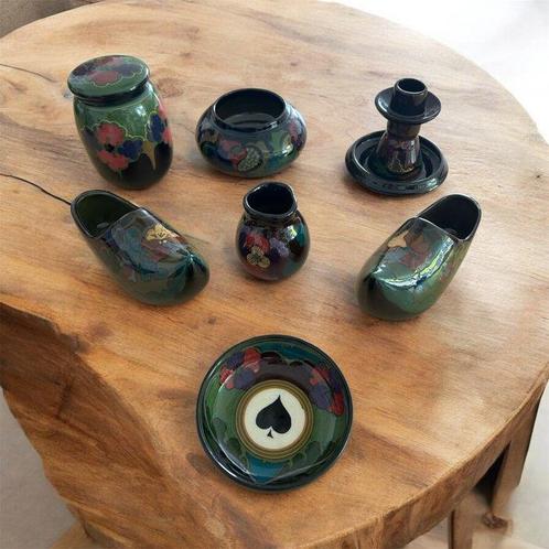 Diverse plateelbakkerijen - Vase (7)  - Faïence - Gouda -, Antiek en Kunst, Antiek | Glaswerk en Kristal