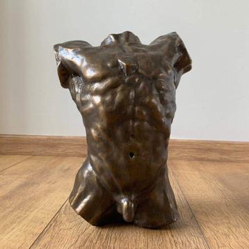 After Auguste Rodin - sculptuur, Torso - 4,3 kg - 25 cm -