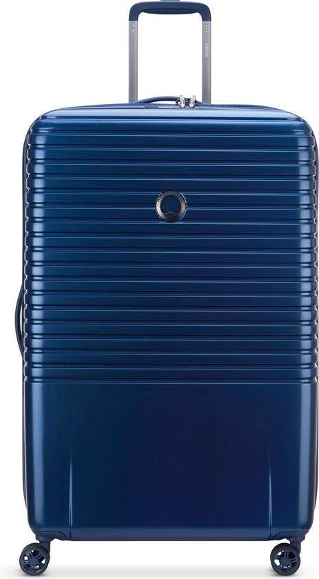 2dekans | Delsey Caumartin Reiskoffer 76 cm - Blauw, Muziek en Instrumenten, Behuizingen en Koffers, Ophalen of Verzenden