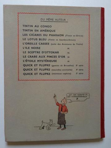 Tintin T4 - Les Cigares du Pharaon NB (A18) - Grande Image -