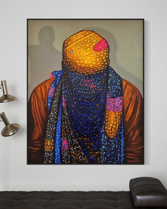 Rathi Devi Panicker - The Veil II, Antiek en Kunst, Kunst | Schilderijen | Modern