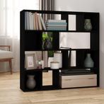 vidaXL Boekenkast/kamerscherm 105x24x102 cm zwart, Huis en Inrichting, Verzenden, Nieuw