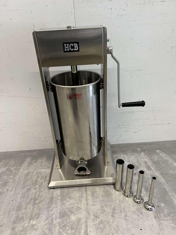 RVS Verticale vulbus stopbus worstvuller 15 liter Horeca, Ophalen of Verzenden