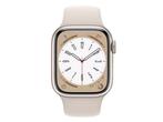 Apple Watch Series 8 41mm / SV - Starlight, Huis en Inrichting, Verzenden, Zo goed als nieuw