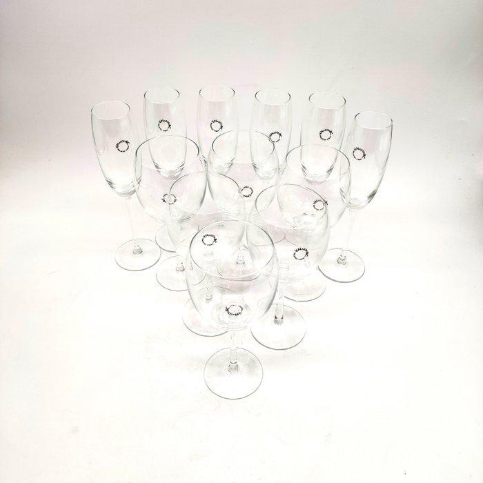 V.Nason&C - Drinkset - Muranoglas - Set van twaalf glazen,, Antiek en Kunst, Curiosa en Brocante