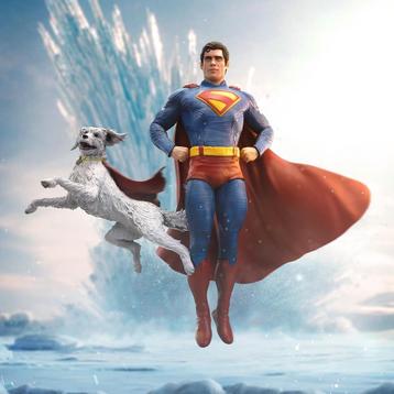 Superman Legacy Art Scale Statue 1/10 Superman & Krypto 32 c, Ophalen of Verzenden