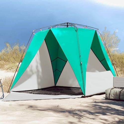 vidaXL strandtent 4-persoons waterdicht snelontgrendeling, Caravans en Kamperen, Tenten, Nieuw, Verzenden
