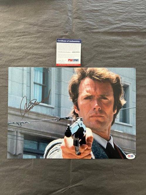 Dirty Harry - Clint Eastwood - Signed in Person - with, Verzamelen, Film en Tv