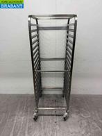 Chariot à plateaux en acier inoxydable 18 x 2/1 GN Catering, Zakelijke goederen, Horeca | Overige, Verzenden
