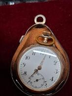 Zakhorloge Fraaie Wijzerplaat - Zilver - met horlogehouder -, Bijoux, Sacs & Beauté, Montres | Hommes